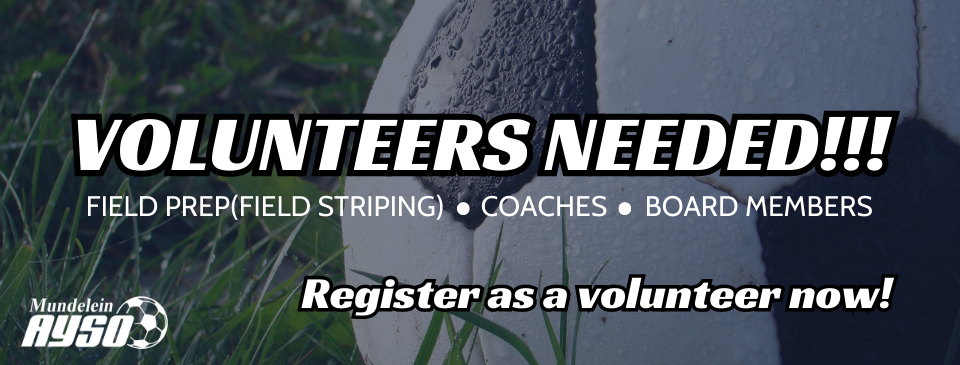 VOLUNTEERS NEEDED!